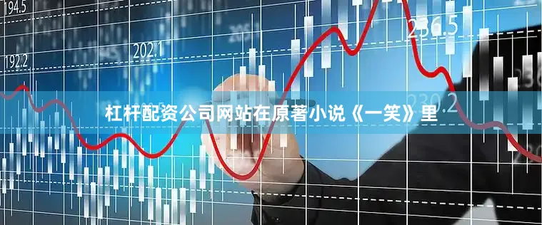 杠杆配资公司网站在原著小说《一笑》里